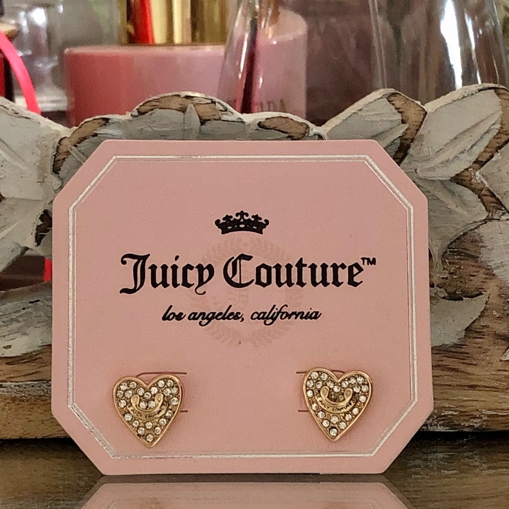 Juicy Couture Heart Earrings